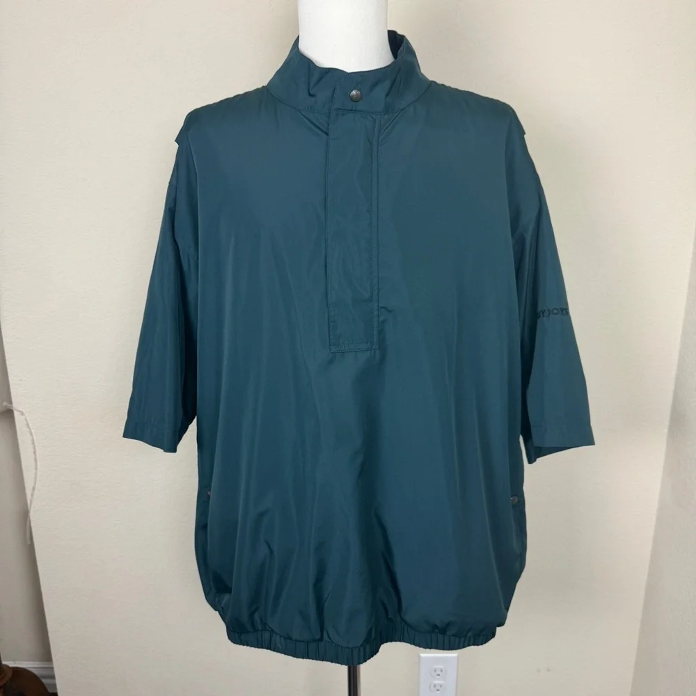 DRYJOYS By Footjoy Mens Pull Over 100% Polyester Golf Jacket | Size XXL